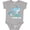 AC-Heather Grey, variant on My Big Sister Loves Me with Cute Sharks Boys or Girls Baby Bodysuit