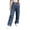 Navy, variant on Women's Drawstring High Waist Wide Leg Sweatpants Y2K Loose Casual Joggrt Pants Soft Athletic Streetwear Pants with Pocket Fall Outfit White