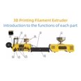 thumbnail image 4 of HT400 Desktop Extruder 3D Printing Filament Maker For 3D Filament Automatic Wire Diameter 1.75mm 3mm For PLA PETG PA ABS PC PP, 4 of 5