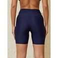 thumbnail image 7 of Sociala Women's Board Shorts High Waist Stretchy Swimsuit Bottom Swim Trunk with Pockrts, 7 of 7