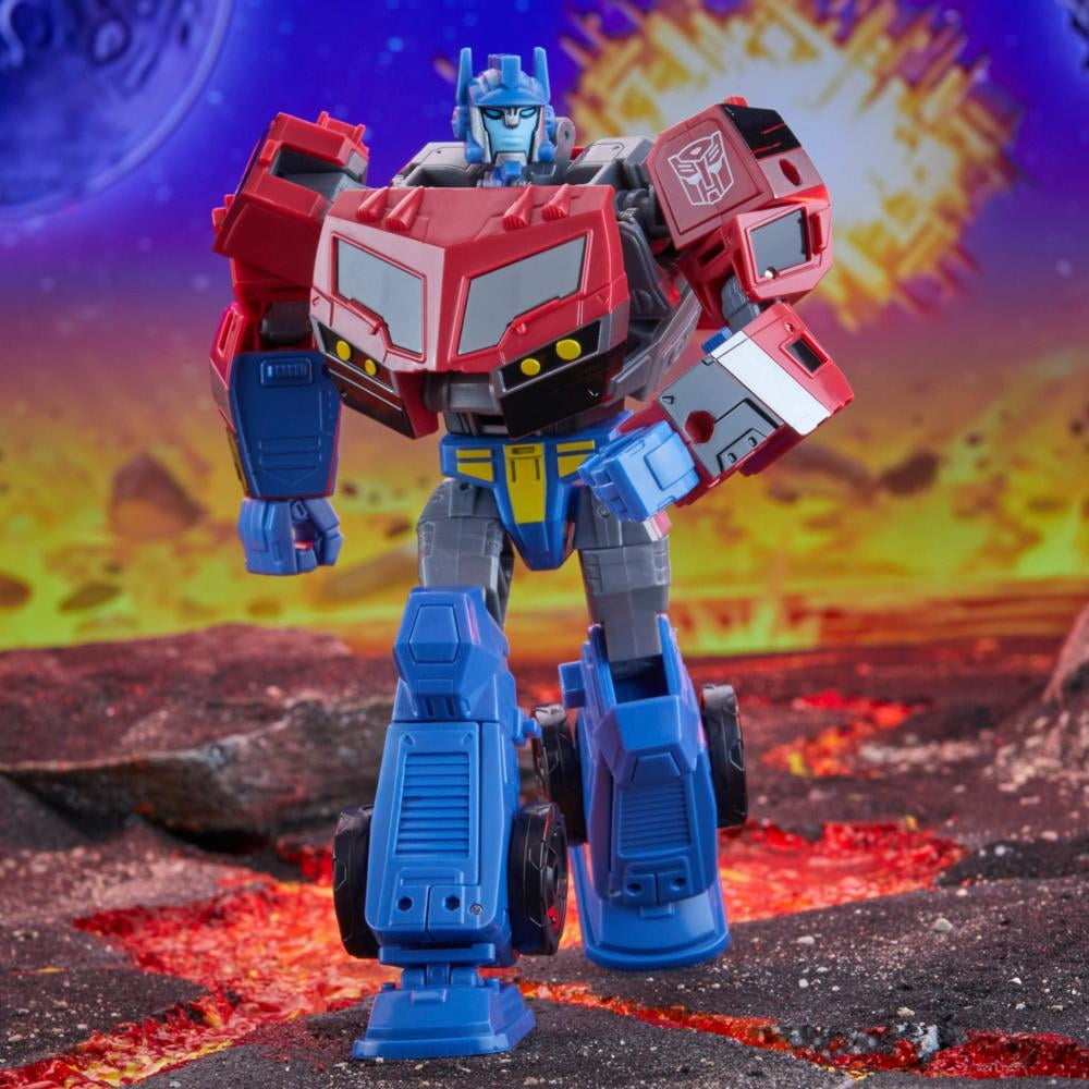 Transformers Legacy United Voyager Animated Universe Optimus Prime 7” Action Figure, 8+