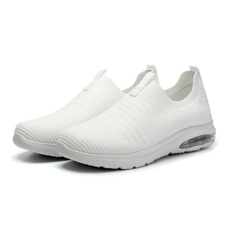 

Women‘s Fashion Knit Sneakers Breathable Low Top Lace Up Air Cushion Sole Casual Shoes Women‘s Running Shoes