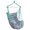 Green Strips, variant on IVV Hammock Chair Hanging Rope Swing Seat with 2 Pillows for Indoor Outdoor, Sturdy Cotton Hammock Swing, Max 250Lbs Capacity for Bedroom Patio Porch (Pole Included, Green Strips)