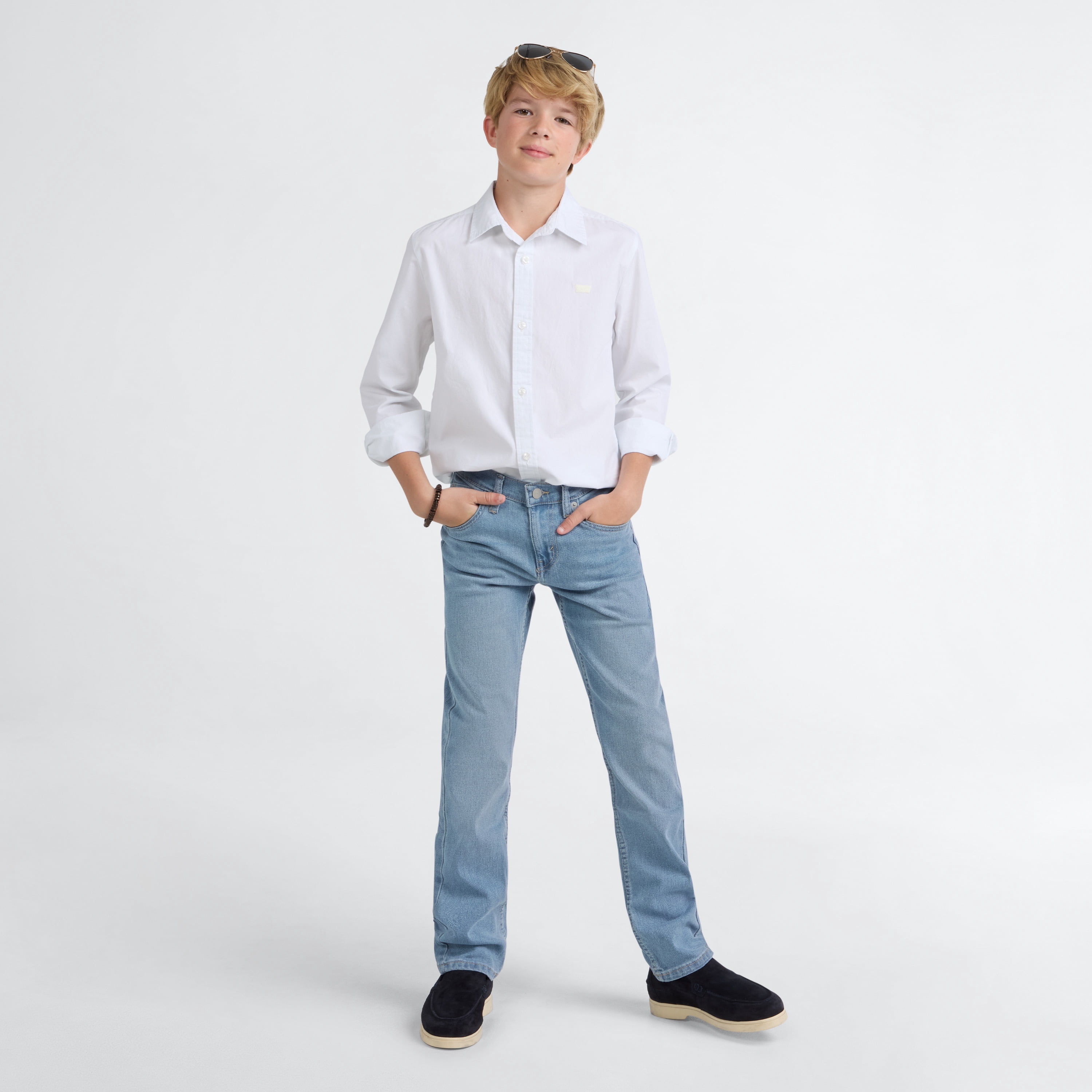 Levi Boys 511 Slim Fit Performance Denim Jeans, Sizes 8-20