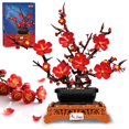 thumbnail image 1 of Set de construcción kiothdre Plum Blossom con 692 piezas para adultos y mujeres, 1 of 7