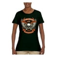 thumbnail image 2 of Lead Follow or Get The Hell Out Of The Way MC 1969 Motorcycle Pop Culture Womens Graphic T-Shirt, Forest Green, Medium, 2 of 3