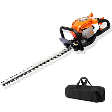 PROYAMA 26cc 2 Cycle Gas Powered Hedge Trimmer, Dual Sided 24-Inch Blade, with Rotating Handle, 2-Year Warranty, Less Weight Less Fatigue, Suitable for Gardener Professional Landscaper Home user