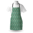 thumbnail image 4 of Tropical Apron, Exotic Flora and Fauna Vintage Illustration with Birds and Jungle Plants Foliage, Unisex Kitchen Bib with Adjustable Neck for Cooking Gardening, Adult Size, Multicolor, by Ambesonne, 4 of 4