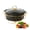 Black, variant on Chafing Dish Buffet Set, Round Chafers for Catering with Lid,Portable Food Warmers Buffet Warmer for Parties Catering Events, Weddings