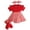 Z03 Red, variant on JUMEYU New Born Clothes Baby Girl Clothes Infant Romper Floral Suspender Dress Ruffle Sleeve Bodysuit Outfit Jumpsuit Headband Spring Summer 0 3 6 9 12 18 24 Months (Beige,0-3 Months)
