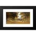 thumbnail image 2 of John Martin 18x11 Black Modern Framed Museum Art Print Titled - Richmond Park, London (1850), 2 of 5