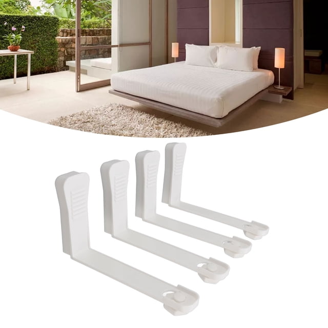 Sujete de Sábana, Colcha Hebilla Impermeable 4pcs Resistencia a la Prueba de Solar Fuerza de Sujeción Fuerte para sábanos para sábanas de Colchas