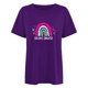 thumbnail image 4 of Camiseta de Profesor de Mujeres, 100 Días Feliz de la Escuela Imprimir Carta de Manga Corta para el Uso Casual Y de Fiesta, la Enseñanza Tee de Moda Temática, 4 of 4