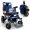 Blue, variant on 350 lbs Weight Capacity Electric Wheelchair,Long Battery Range, US Based Customer Support, Electric Wheelchairs for Adults, Lightweight Wheel Chair for Seniors, Remote Controlled, IQ-7000 by Majestic