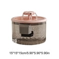 thumbnail image 2 of Cat Water Fountain, Automatic Pet Water Dispenser, Circulating Filter Water Feeder, Ultra Quiet Power Saving USB Water Bowl, Multi-Stage Filtration Fresh Water Fountain for Indoor Cats Small Pets, 2 of 5