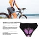 thumbnail image 3 of Ropa Interior De Pantalones Cortos De Bicicleta Acolchados 3D Para Mujer, Calzoncillos De Bicicleta De Silicona De Poliéster Con Absorción De Impactos Negros Para Montar, 3 of 7