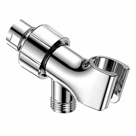 Shower Head Holder for Handheld Shower Head Premium ABS Adjustable Shower Arm Mount Bracket With Brass Swivel Joint Standard 1/2" Connector