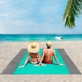 thumbnail image 1 of Bangus Couverture de Plage Résistant au Sable, Très Grand Tapis de Plage Surdimensionné, Grand et Compact Tapis Sans Sable Séchage Rapide, Léger et Durable, 1 of 6