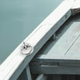 thumbnail image 4 of OUNONA Heavy Duty Stainless Steel Round Eye Plate Hook for Boat Accessories and Ceiling Mounting, 4 of 8