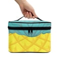 thumbnail image 3 of HELLHERO Durable Travel Organizer Cosmetic Bag Organizer Home Travel Office Pineapple Pattern, 3 of 6