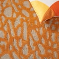 thumbnail image 6 of SAFAVIEH Blossom Clarence Abstract Area Rug, Grey/Orange, 2'3" x 4', 6 of 8
