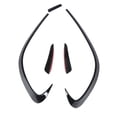 thumbnail image 2 of Front Bumper Wind Knife, Increasing Air Circulation Rust Resistance Front Bumper Splitter Spoiler Covers ABS  For CLA-Class W117 -Line CLA45 2016 To 2019, 2 of 8