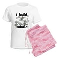 thumbnail image 6 of CafePress - I Build Robots Women's Light Pajamas - Women's Short Sleeve Print T-Shirt and Pants Light Cotton Pajama Set, 6 of 7