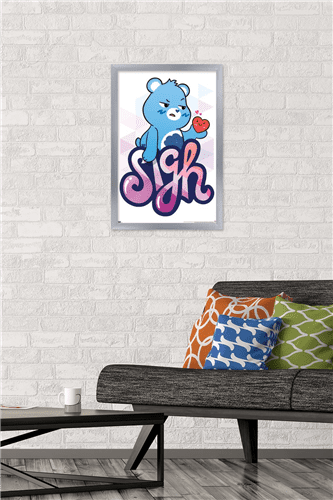 Care Bears: Unlock The Magic - Sigh Wall Poster, 14.725" x 22.375" Framed