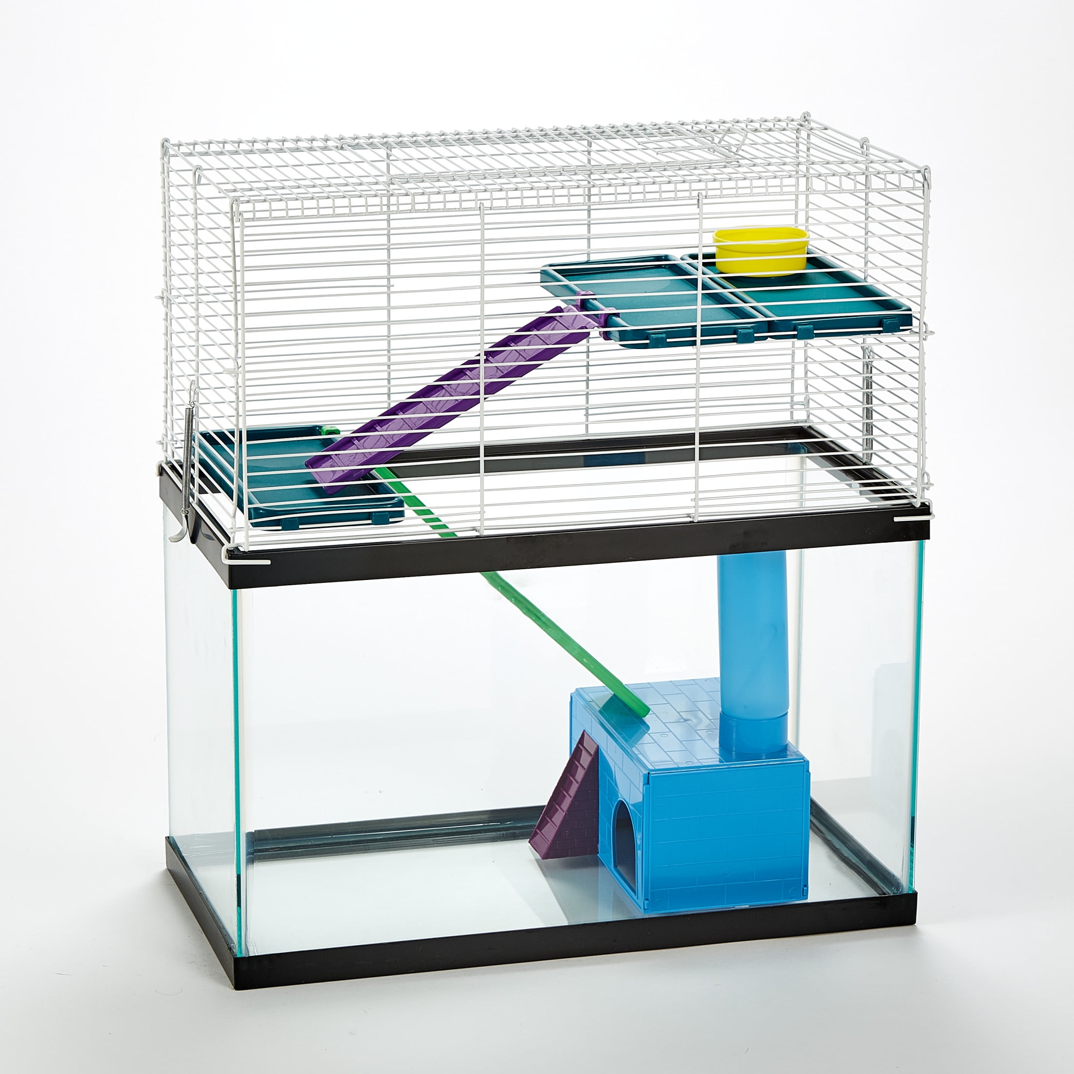 Kaytee 10 Gallon Aquarium Tank Topper Add On Habitat for Pet Gerbils, Hamsters or Mice