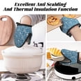 thumbnail image 3 of Nautical Oven Mitts Heat Resistant - Soft Lining Silicone Mini Oven Mitts with HangingLoop, Kitchen Oven Gloves Heat Resistant 500℉ for Cooking Baking Microwave, 3 of 7