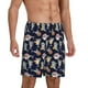 thumbnail image 2 of Fotbe Sharks In Sunglasses Pantalones Cortos de Pijama para Hombre, Ropa de Dormir, Pantalones de Pijama Cortos para Hombre-Medium, 2 of 6