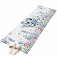 thumbnail image 6 of Octopus Coastal Kitchen Runner Rug 2x6 Washable Runners for Hallway Non Slip Beach Nautical Ocean Coral Seahorse Vintage Large Area Rug Indoor Floor Carpet for Bathroom Laundry Entryway Bedroom, 6 of 8