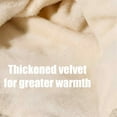thumbnail image 3 of Women Winter Sherpa Beanie Hats Knit Ear Flaps Peruvian Cover Ears Fleece Lined Fluffy Ski Snow Hat 3 Pompoms, 3 of 5