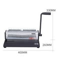 thumbnail image 2 of SD-1501A21 Comb Binder Plastic Office Manual A4 Comb Binding Machine ,Pinpoint Punching, 2 of 6
