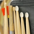 thumbnail image 1 of Raindrops 20Set Mute Tips Drumstick Accessories Improve Rhythm and Timing for Musicians, 1 of 8