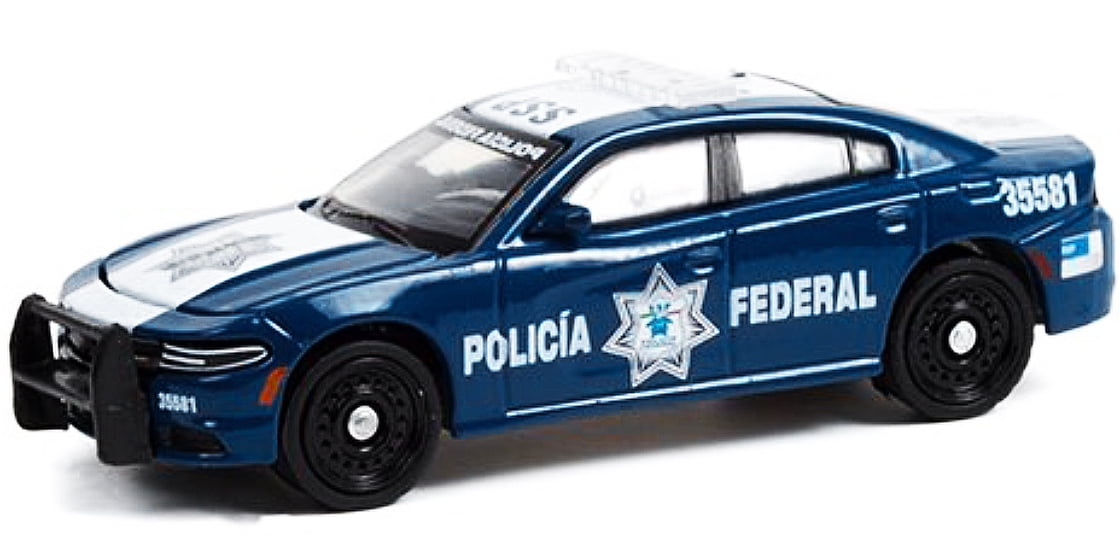 2016 DODGE CHARGER POLICIA FEDERAL DE MEXICO POLICE LIMITED EDITION 3600  MADE 1/64 