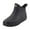 Black, variant on snilers Short Rain Boots Men Slip On Lightweight Work Waterproof Boots Comfort Non Slip Rubber with PVC Unique Design Casual Outdoor Boots
