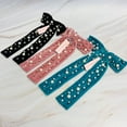 thumbnail image 5 of Ellison+Young Pearl Throwed Velvet Bow Hair Clip, 5 of 7