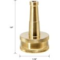 thumbnail image 3 of GFDYREE Brass Jet Sweeper Jet Nozzle, 2 Pack, TWIS3431, 3 of 7