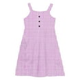 thumbnail image 6 of Bpmpbo Girls' Spaghetti Strap Loose Dress Summer Sling Dress Round Neck Fashion Dress with Pockets Sleeveless Printed Dress for 2 - 12 Years, 6 of 7