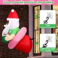 thumbnail image 3 of Christmas Inflatable Santa Claus 5.3FT Pink Santa Inflatable Decoration Built-in LED Lights Christmas Blow Up Santa Decorations Xmas Holiday Yard Lawn Party Garden Outdoor Decor, 3 of 7