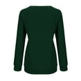 thumbnail image 5 of Women Blouses Ladies Sweatshirt Petite Christmas Shirt Women Sweatpants Sweatshirt Set Hoodies Size Small Zip up Sweatshirts Womens Half Zip Pullover Teen Hoodies Womens Oversized Hoodie Green 2XL, 5 of 5