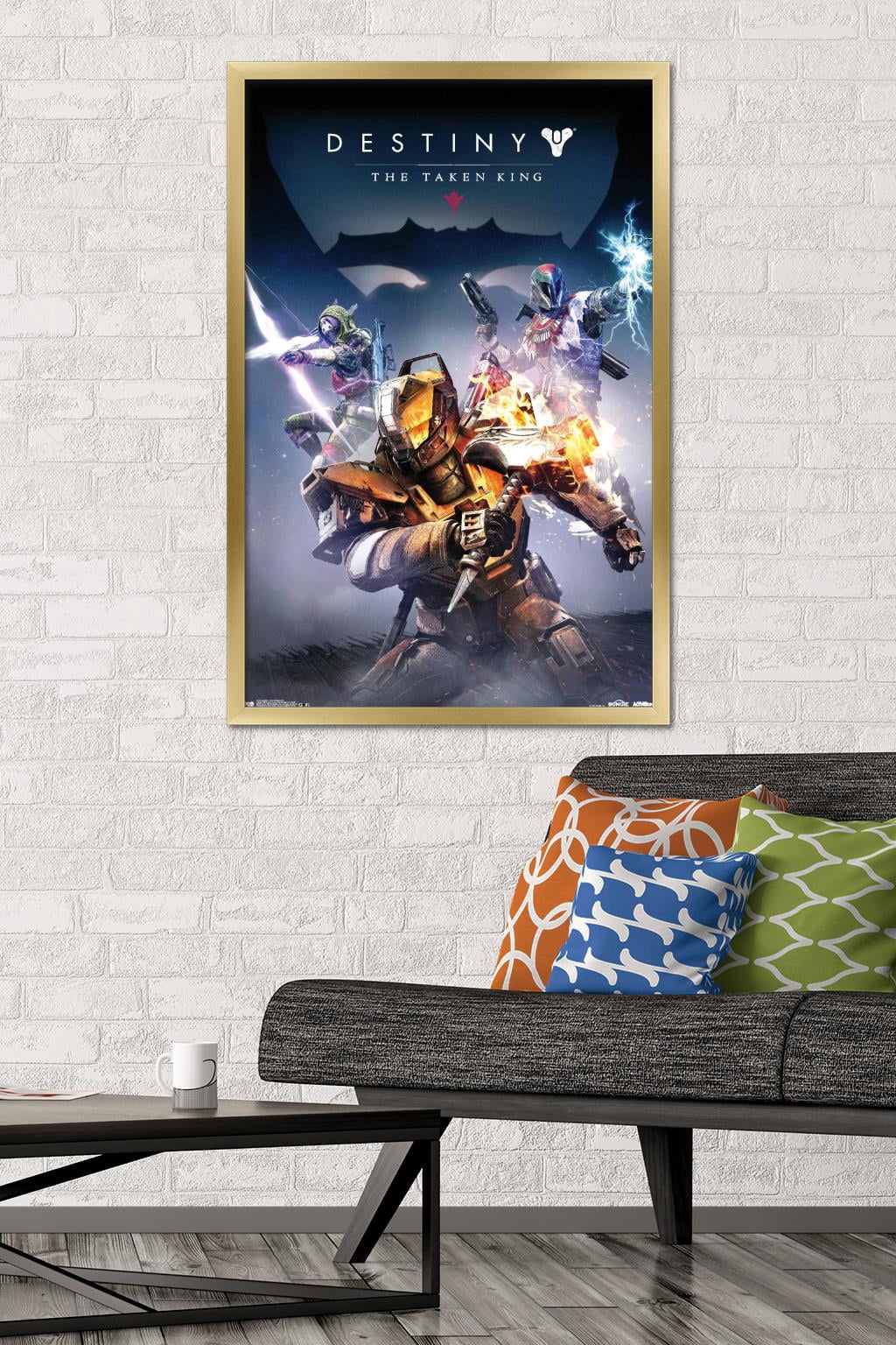 Destiny: Taken King - Key Art Wall Poster, 22.375" x 34", Framed