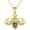 Bee, variant on Gold Bee Pendant Necklace 925 Sterling Silver Bumblebee Jewelry Birthday Gifts for Women Daughter