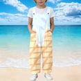 thumbnail image 2 of BOOMNY Girls Jumpsuits Ice Cream Graphic Sleeveless Spaghetti Strap Romper for Kids Soft Jumpsuit With Pockets, 2 of 6