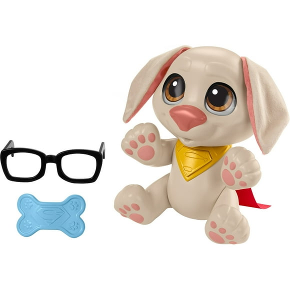 Fisher-Price DC League of Super-Pets Baby Krypto Doll with Music Sounds & 2 Accessories