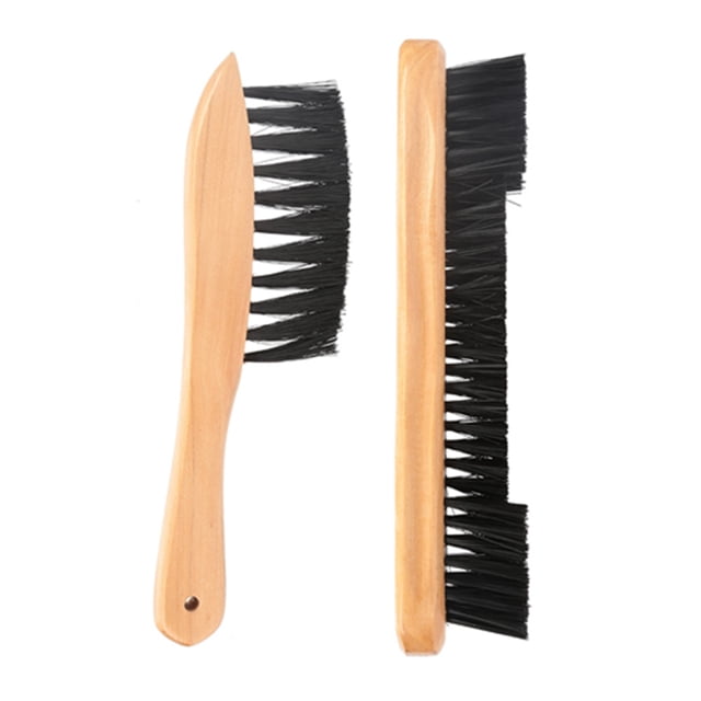 Juego De Cepillos De Mesa De Billar De 2 Piezas, Mesa De Billar Y Brus De Riel Con Material De Madera Y Cabello Suave, Diseño De Fácil Y Agujero De Colgar Para La Limpieza Del