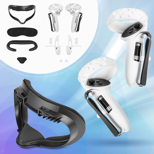 Soporte de interfaz facial VR con cubierta facial de espuma para Oculus Quest 2
