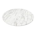 thumbnail image 3 of Aron Living Rose 40" Round Artifical Marble and Metal Dining Table in Gray, 3 of 5