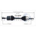 thumbnail image 2 of TrakMotive FD-8094 CV Axle Shaft Premium OEM Replacement, 2 of 2